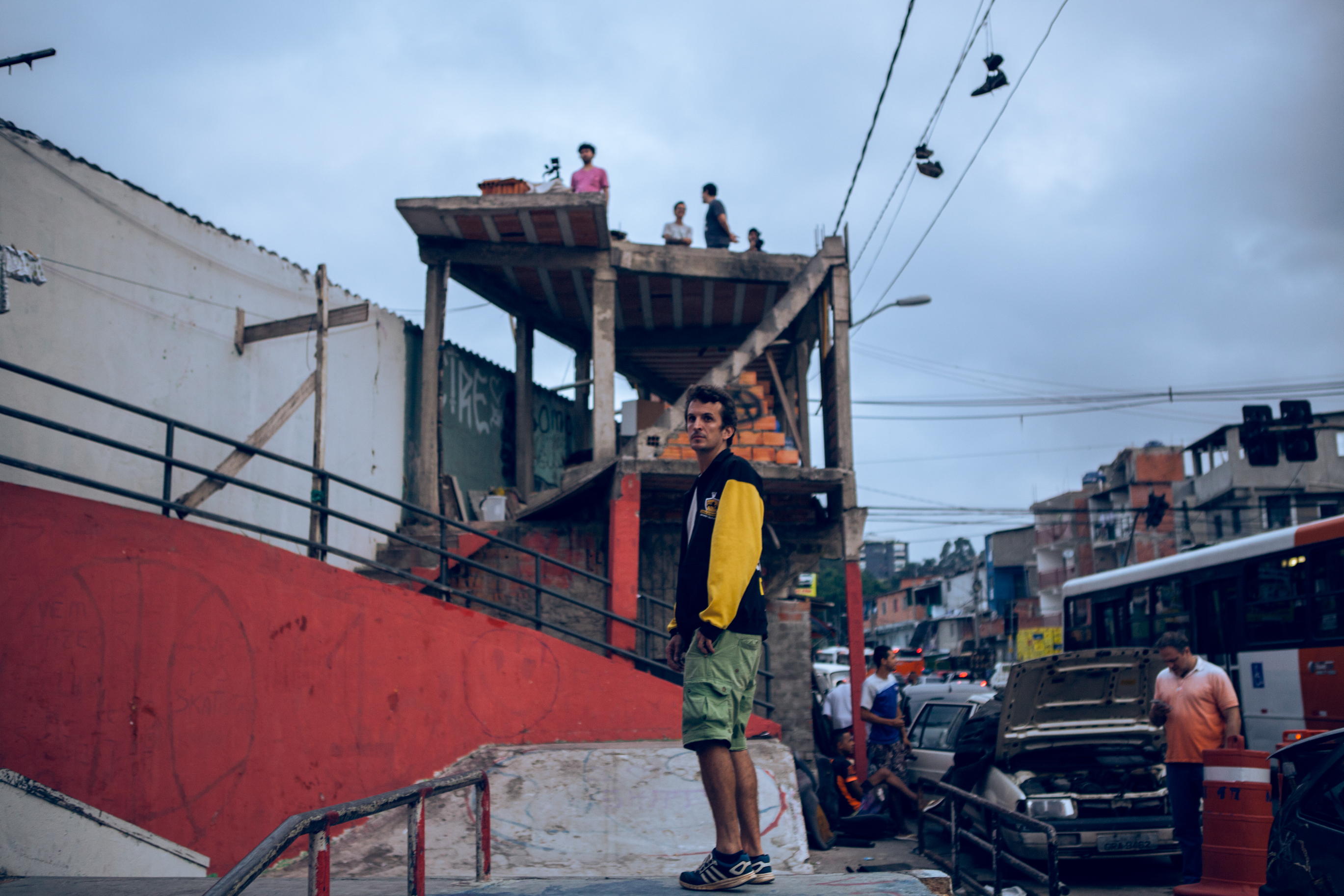 Emmanuel Saunier sur le terrain
